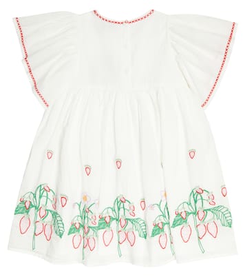 Robe brodée en coton | Stella McCartney Kids