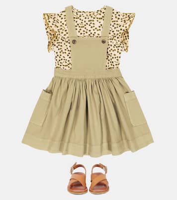 Floral cotton dress | Bonpoint