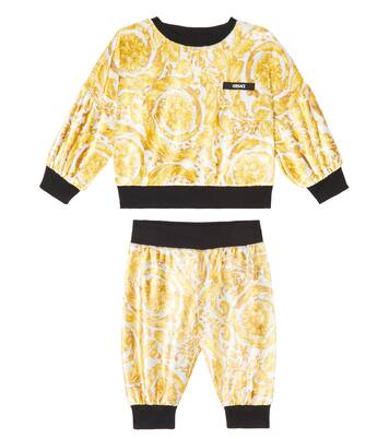 Baby printed sweatshirt and sweatpants set | Versace Kids