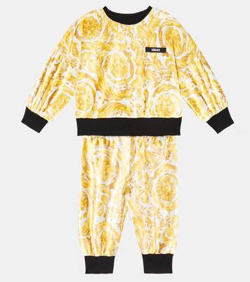 Baby printed sweatshirt and sweatpants set | Versace Kids