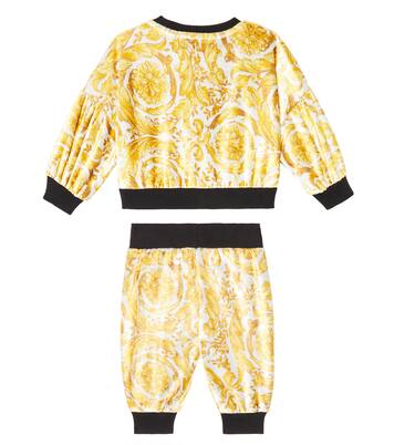 Baby printed sweatshirt and sweatpants set | Versace Kids