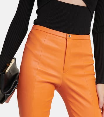 High-Rise-Hose Maggie aus Leder | Stouls