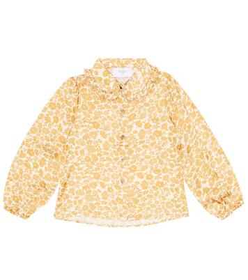 Ruffle-trimmed floral shirt | Paade Mode