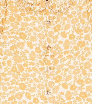 Ruffle-trimmed floral shirt | Paade Mode