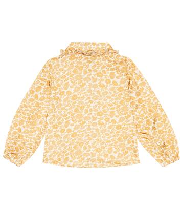 Ruffle-trimmed floral shirt | Paade Mode