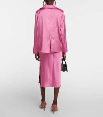 Hemd La Chemise Notte aus Satin | Jacquemus
