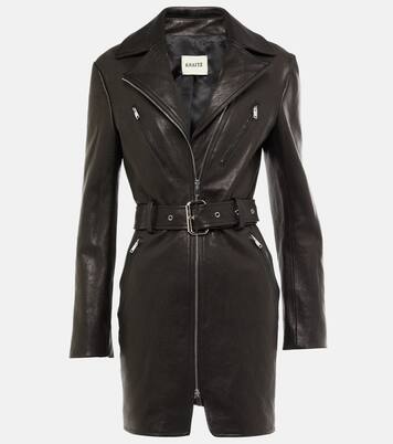 Minikleid Nuelle aus Leder | Khaite