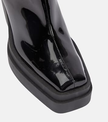 Overknee-Stiefel Gia 31 aus Lackleder | Gia Borghini