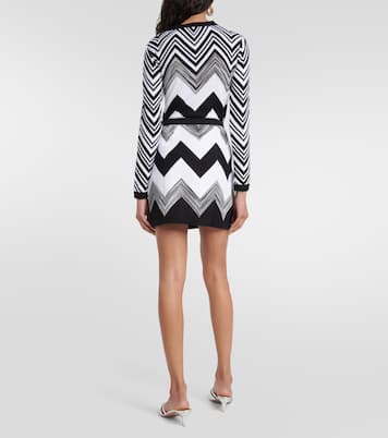 Minifalda de punto en zigzag | Missoni