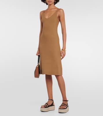 Midikleid aus einem Baumwollgemisch | Vince