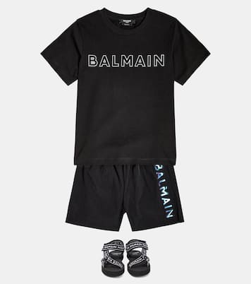 T-Shirt aus Baumwolle | Balmain Kids