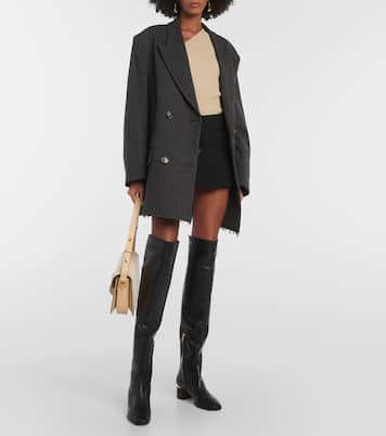 Loren 45 leather over-the-knee boots | Jimmy Choo