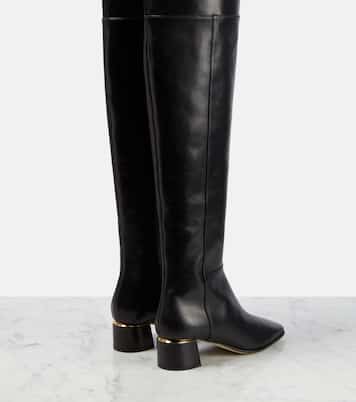 Loren 45 leather over-the-knee boots | Jimmy Choo