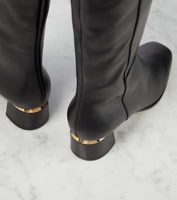 Loren 45 leather over-the-knee boots | Jimmy Choo