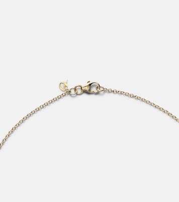 Nesting Gem 18kt gold necklace with emerald | Octavia Elizabeth