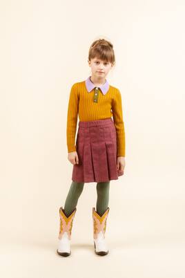 Ribbed-knit wool-blend polo shirt | Paade Mode