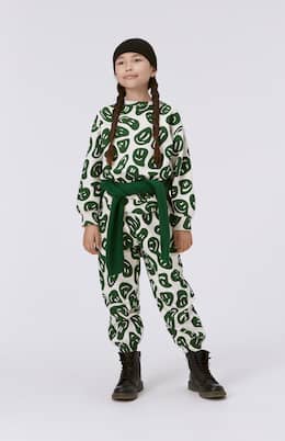 Adan printed cotton sweatpants | Molo