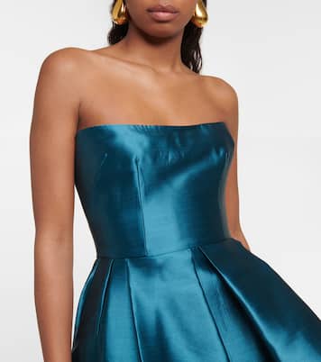 Robe midi en soie | Alex Perry