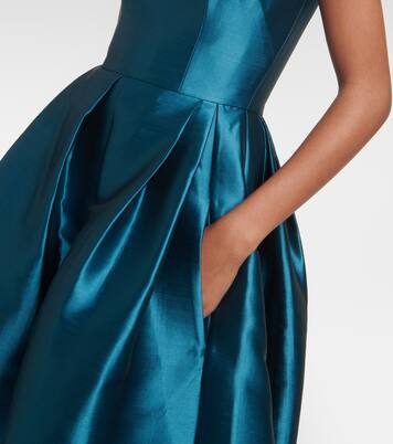 Robe midi en soie | Alex Perry