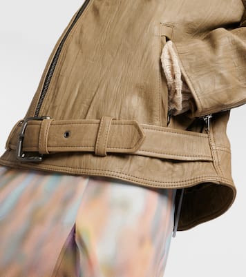 Oversize-Lederjacke Linor | Acne Studios