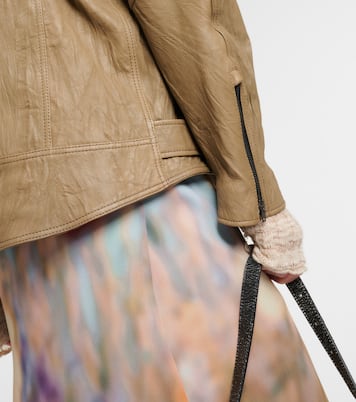 Oversize-Lederjacke Linor | Acne Studios