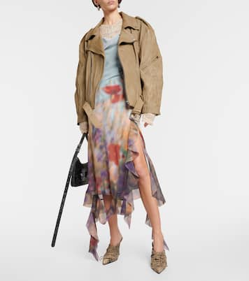 Oversize-Lederjacke Linor | Acne Studios