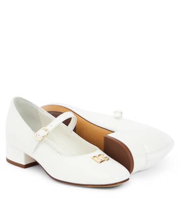 Bailarinas de charol con logo | Dolce&Gabbana Kids