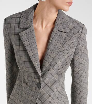 Checked blazer | Ganni