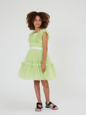 Tiered tulle dress | Monnalisa