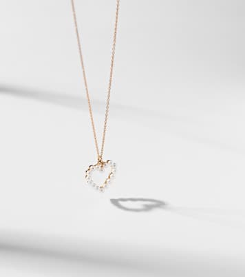 Halskette Pearl Heart aus 14kt Gelbgold mit Süßwasserperlen | Sophie Bille Brahe