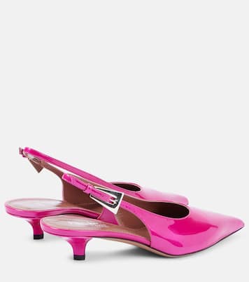 Jessica patent leather slingback pumps | Paris Texas