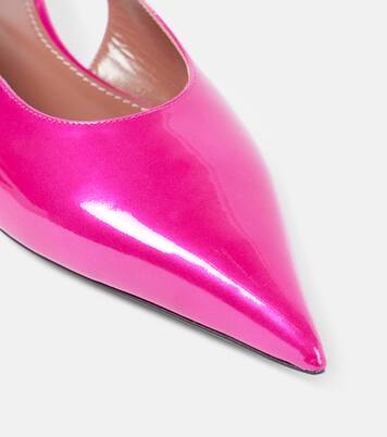 Jessica patent leather slingback pumps | Paris Texas