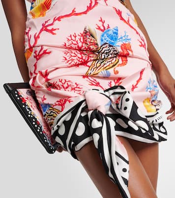 Miniabito Capri in misto seta con stampa | Dolce&Gabbana