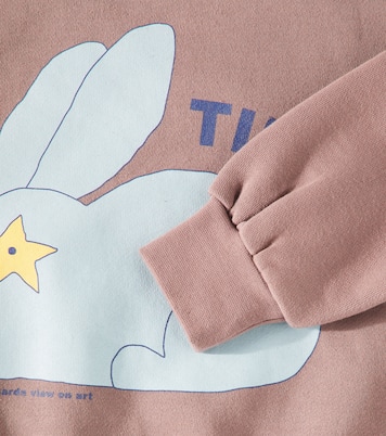 Rabbit printed cotton sweatshirt | Tinycottons