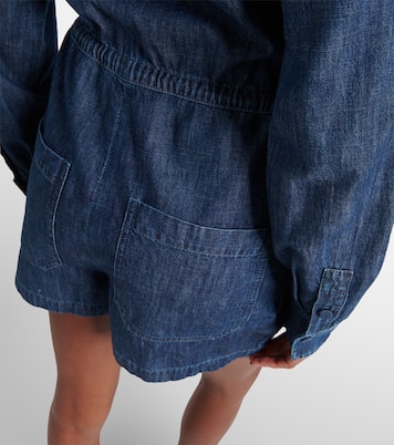 Playsuit VGold aus Denim | Valentino