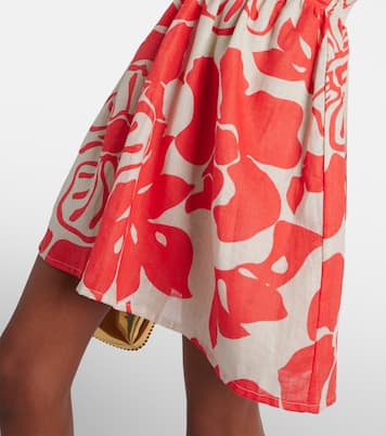 Robe Odelia en lin à fleurs | Faithfull