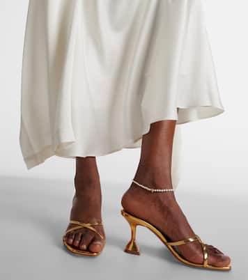 Bracelet de cheville Peggy à Pied en or 14 ct et perles d'eau douce | Sophie Bille Brahe