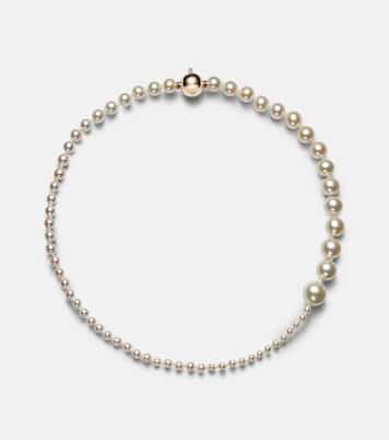 Bracelet de cheville Peggy à Pied en or 14 ct et perles d'eau douce | Sophie Bille Brahe