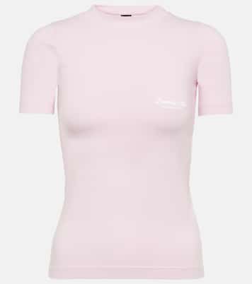 T-shirt in jersey di cotone con stampa | Balenciaga