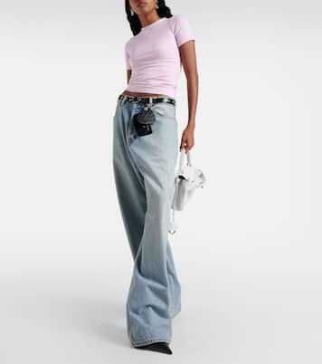 T-shirt in jersey di cotone con stampa | Balenciaga