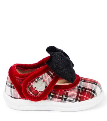 Baby - Scarpine tartan con fiocco | Monnalisa