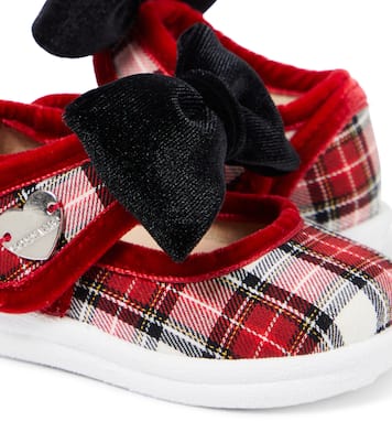 Baby - Scarpine tartan con fiocco | Monnalisa
