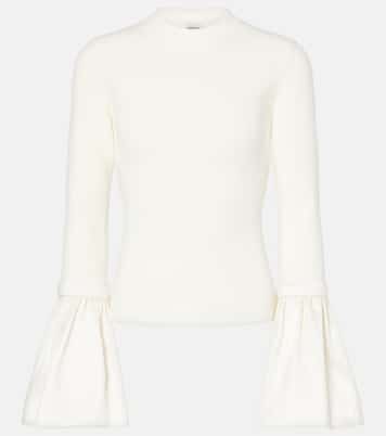 Top Agata aus Rippstrick mit Taft | Simkhai