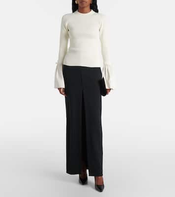 Top Agata aus Rippstrick mit Taft | Simkhai