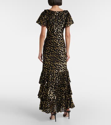 Robe longue Amelle à ornements | Rixo