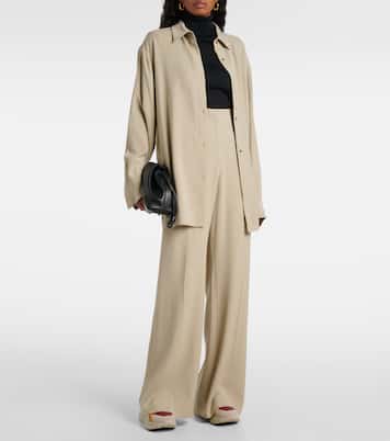 Malaga 21 shearling-lined suede sneakers | Bogner