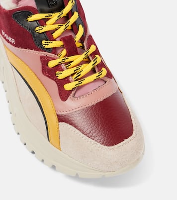 Malaga 21 shearling-lined suede sneakers | Bogner