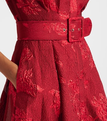 Henrietta belted brocade gown | Rebecca Vallance