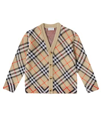 Burberry Check wool cardigan | Burberry Kids