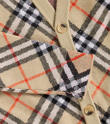 Burberry Check wool cardigan | Burberry Kids